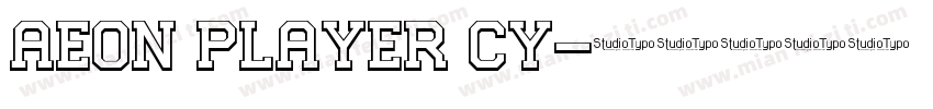 Aeon Player CY字体转换
